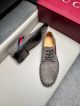 Gucci Man Grey Calfskin Business Leather Shoes 042892 (3)_th.jpg